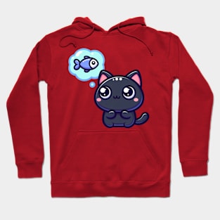 Cat dreaming Hoodie